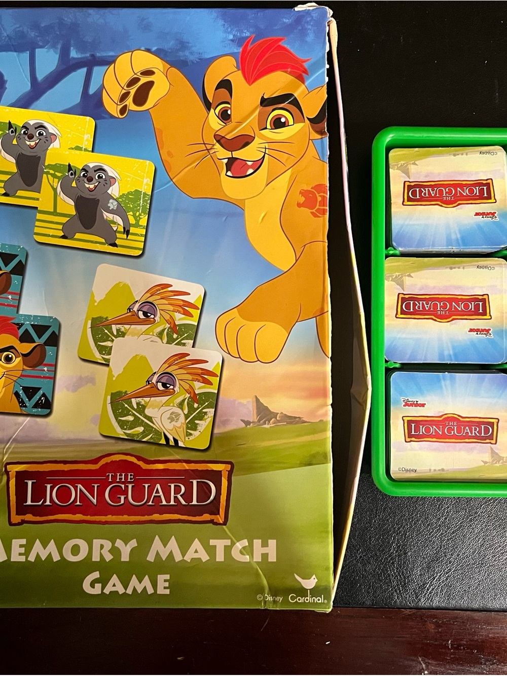 Disney The Lion Guard Memory Match Game - Yellow, Green & Blue